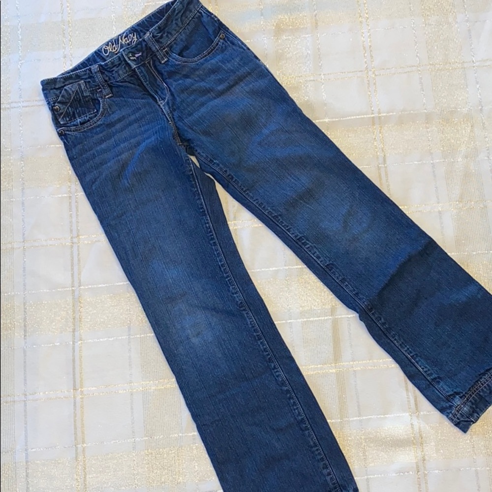 Old Navy girls size 8 lined jeans. EUC
